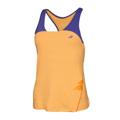 Babolat Tennis-Tank Racerback Performance #16 orange Mädchen